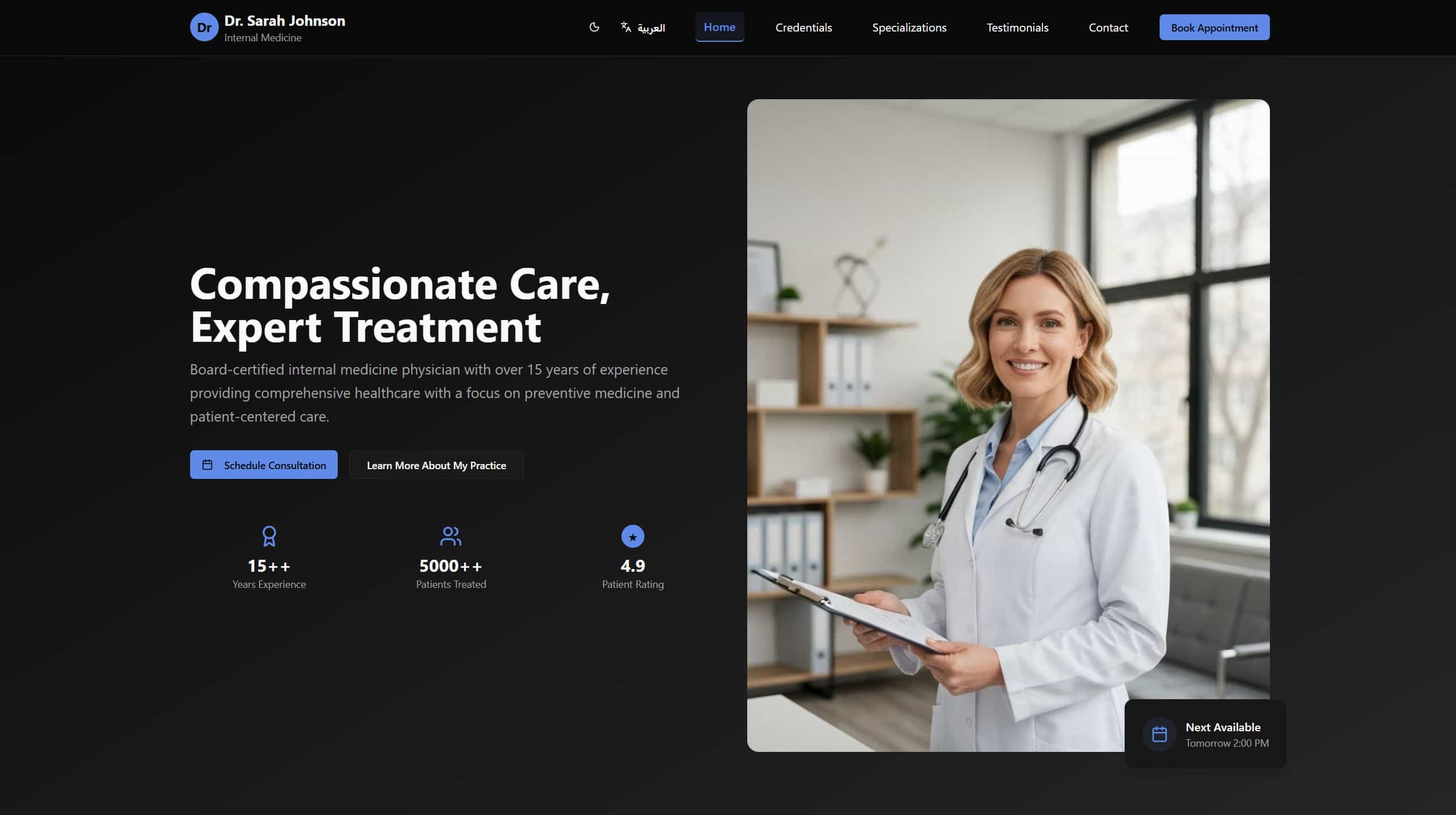 Doctor Portfolio